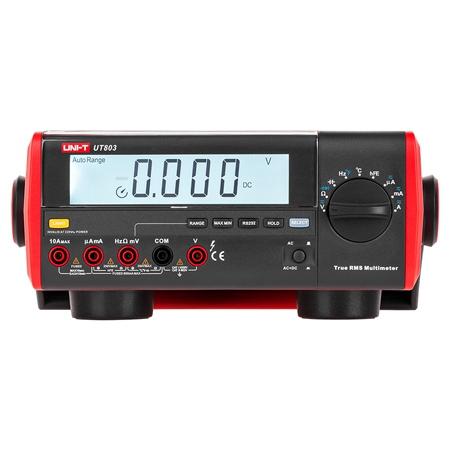Multimetru laborator UNI-T UT803 testare diode Port RS232C USB Afisaj cu lumina de fundal