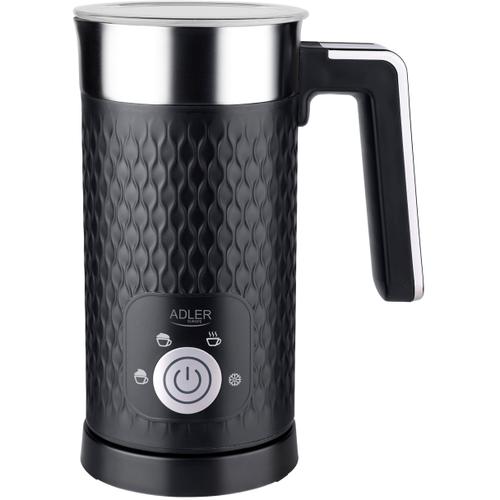 Spumator de lapte Adler AD 4494b, 4 functii, 300 ml, 500W, lapte cald si rece, baza rotativa 360°, oprire automata, ideal pentru cappuccino si latte (Negru) Spumator de lapte Adler AD 4494b, 4 functii, 300 ml, 500W, lapte cald si rece, baza rotativa 360°, oprire automata, ideal pentru cappuccino si latte (Negru)