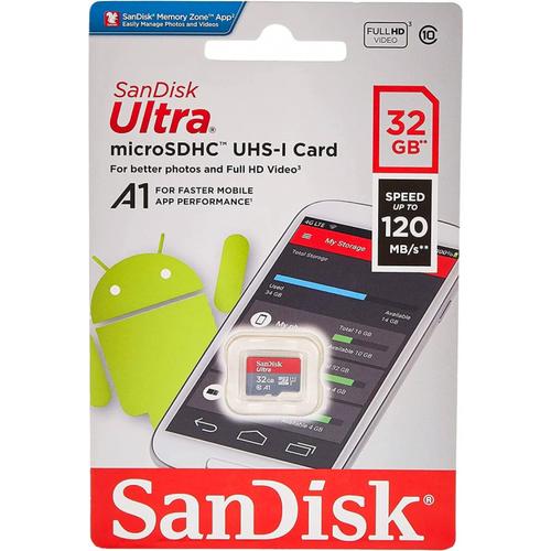 Card de memorie SanDisk Ultra Android, 32GB, microSDHC, Clasa 10, UHS-i U1 Card de memorie SanDisk Ultra Android, 32GB, microSDHC, Clasa 10, UHS-i U1