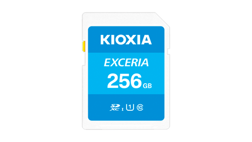 Card de memorie Kioxia Exceria LNEX1L256GG4, 256GB, SDXC, Clasa 10, UHS-I U1