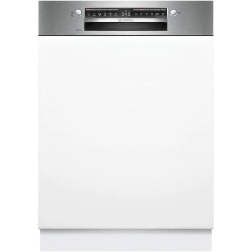 Masina de spalat vase incorporabila Bosch SMI4HTS00E, 13 seturi, 6 programe, Clasa D, Home Connect, 60 cm (Alb/Argintiu)