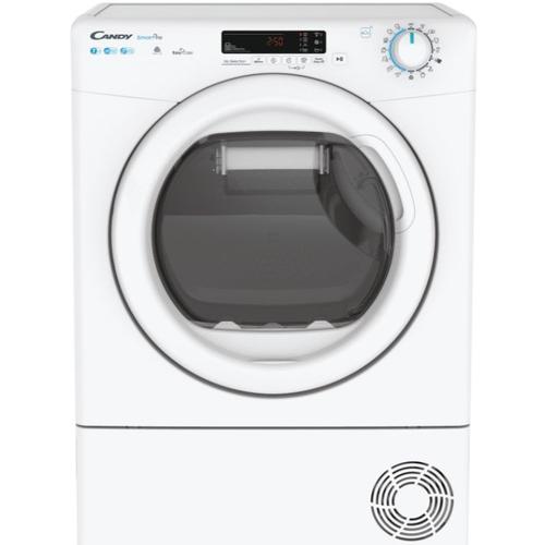 Uscator de rufe Slim Candy CSO4H7A2DE-S, Pompa de caldura, 7 kg, Clasa E, 14 programe, Wi-Fi (Alb)