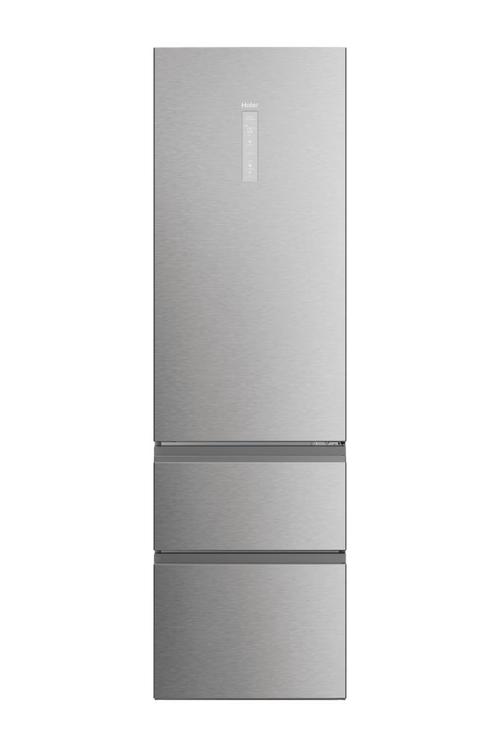 Combina frigorifica Haier HTW5620DNMG, No Frost, 414 l, H 205 cm, Clasa D, Wi-Fi, Inox