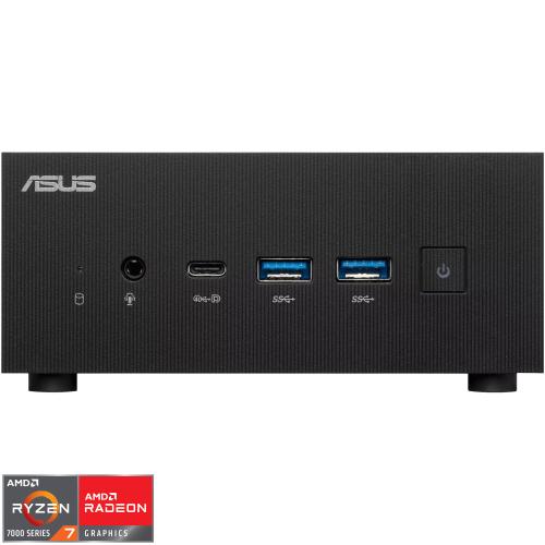 Calculator Barebone Mini PC Asus ExpertCenter PN53 cu procesor AMD Ryzen™ 7 7735HS pana la 4.75 GHz, fara RAM, fara stocare, AMD Radeon™ Graphics, No OS (Negru) - 0 | YEO