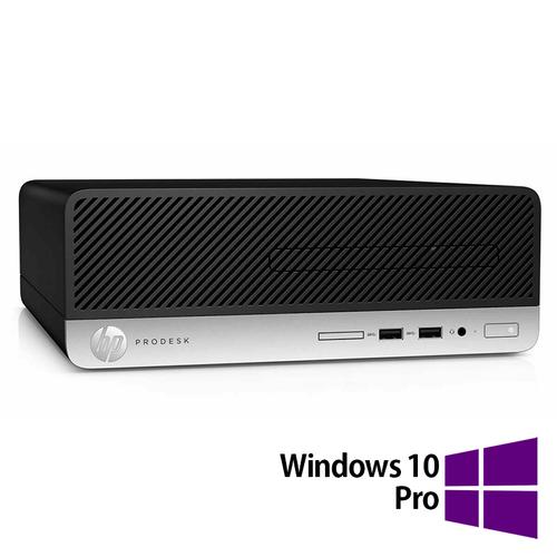 Calculator Sistem PC Refurbished HP ProDesk 400 G4 SFF, Intel Core i5-7500 3.40GHz, 8GB DDR4, 256GB SSD + Windows 10 Pro