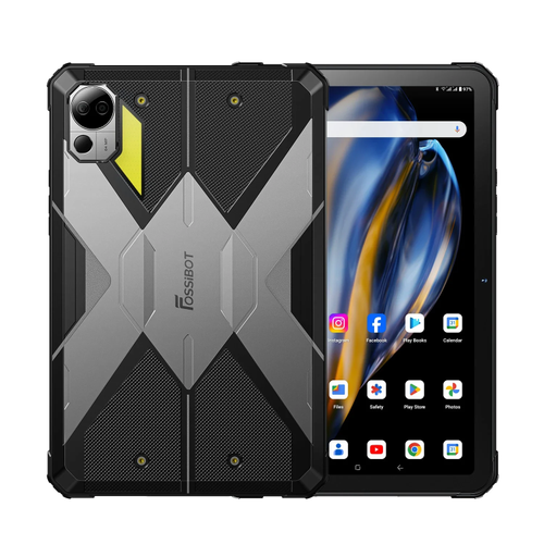 Tableta Fossibot DT2 4G, Procesor MediaTek MT8781 Octa-Core, Ecran IPS HD+ 10.4inch, 12GB RAM, 256GB Flash, 64MP, NFC, Wi-Fi, Bluetooth, 4G, Dual SIM, Android (Gri)