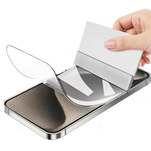 Folie Silicon Lemontti pentru iPhone 15 Pro, Trasnparenta