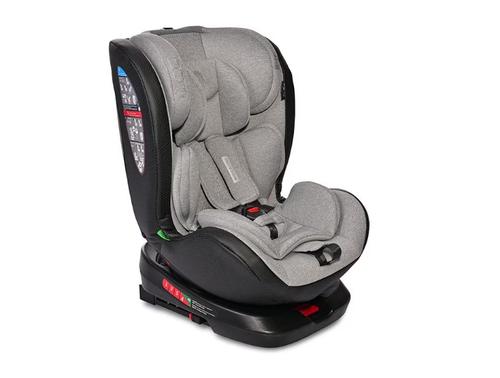 Scaun auto pentru copii Lorelli Nebula, i-Size, Isofix, R129, rotativ 360 grade, 0 luni-12 ani, 40-150 cm, pozitie de somn, reglabil, sistem antibasculare, materiale premium (Gri) - 0 | YEO