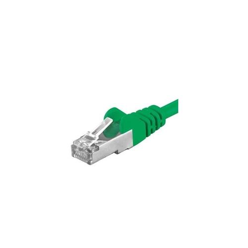Patchcord SFTP PremiumCord RJ45-RJ45 Cat.6A, 0.5m, Verde