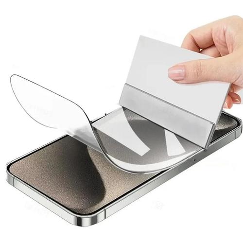Folie Silicon Lemontti pentru iPhone 16 Plus, Transparenta