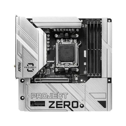 Placa de baza MSI B650M PROJECT ZERO, AM5, AMD B650, mATX Placa de baza MSI B650M PROJECT ZERO, AM5, AMD B650, mATX
