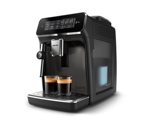 Espressor automat Philips Seria 3300 EP3324/40, 1500 W, 15 bar, 1.8 l, Afisaj tactil, 3 Setari temperatura, 3 Intensitati aroma, 12 Setari macinare (Negru) Espressor automat Philips Seria 3300 EP3324/40, 1500 W, 15 bar, 1.8 l, Afisaj tactil, 3 Setari temperatura, 3 Intensitati aroma, 12 Setari macinare (Negru)