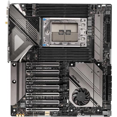 Placa de baza ASRock WRX80 Creator R2.0, Socket sWRX8, AMD WRX80, DDR4, E-ATX Placa de baza ASRock WRX80 Creator R2.0, Socket sWRX8, AMD WRX80, DDR4, E-ATX