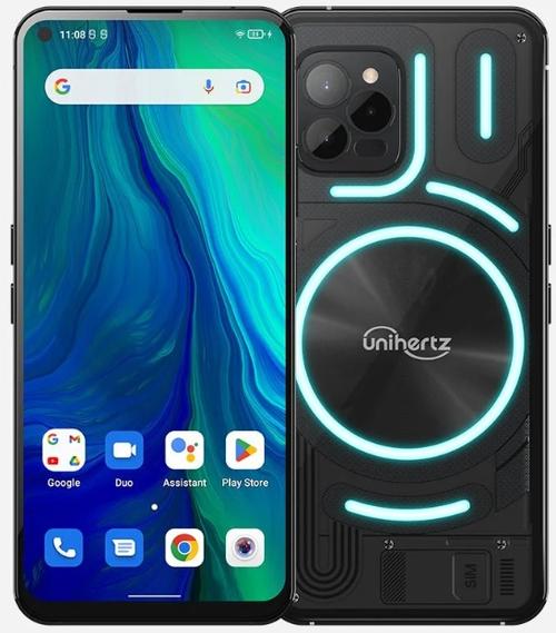 Telefon Mobil Unihertz Luna, Procesor MT6789 Octa-Core, Ecran touchscreen 6.81inch, 12GB RAM, 256GB Flash, Camera Tripla 108+20+2MP, Wi-Fi, 4G, Dual Sim, Android (Negru) - 0 | YEO