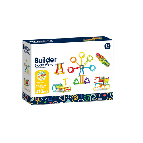 Set de constructie STEAM - Micutul inginer (210 piese) - 0 | YEO