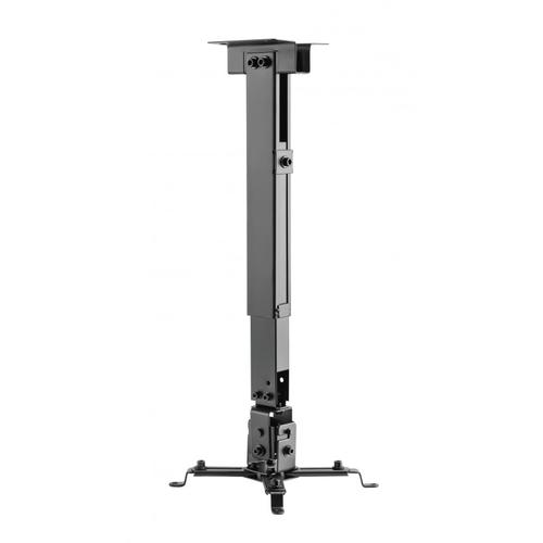 Suport de tavan pentru videoproiector Nexio NX-PRB-2G, reglabil, extensie 43-65 cm, capacitate sustinere 20KG (Negru)
