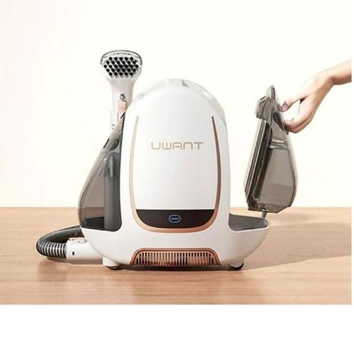 Aspirator multifunctional Uwant B100-S-WH, 12.000 Pa, 220 V, 65 dB, aspirare si spalare, autocuratare, elimina acarienii si bacteriile, capacitate colectare 1.6 l (Alb)