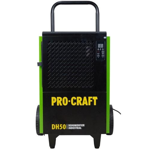 Dezumidificator profesional Procraft DH50, 900 W , 32 kg (Verde/Negru)