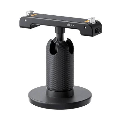 Suport camera video sport, Insta360, Pivotant, Compatibil cu Insta360 GO 3, Aluminiu/Silicon, 51.8x67x52.5 mm, Negru