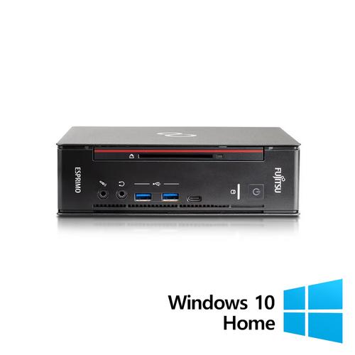 Calculator Sistem PC Refurbished Fujitsu Q958 Mini PC, Intel Core i5-8400 2.80 - 4.00GHz, 8GB DDR4, 256GB SSD + Windows 10 Home