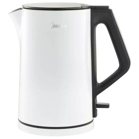 Fierbator electric MIDEA KOM15H01A, 1.5 L, 2200W, otel inoxidabil (Alb)