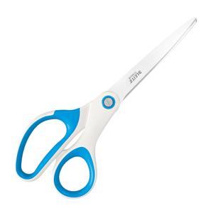 Foarfeca pentru birou LEITZ WOW Titanium, 205 mm, Albastru