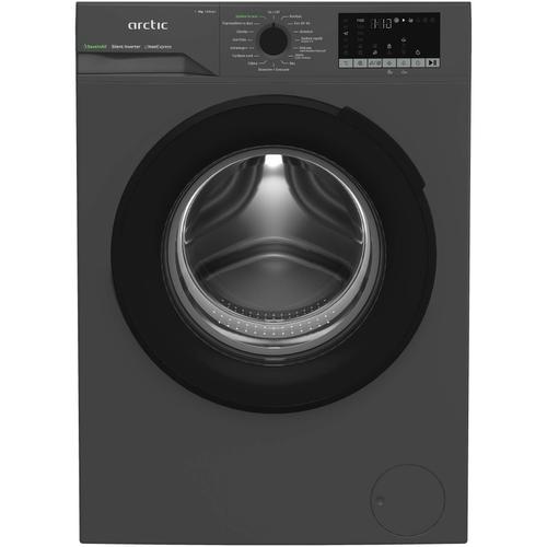 Masina de spalat rufe Arctic APLM2WFSU28411A, 8 Kg, 1400 RPM, Clasa energetica A, Motor Silent Inverter, ExtraSteam, IronExpress, Recycled Tub, Fast/Intensive, Steam, WaterMode (Water Saving - Extra Rinse), Prewash, Child Lock, Add-In (Antracit)