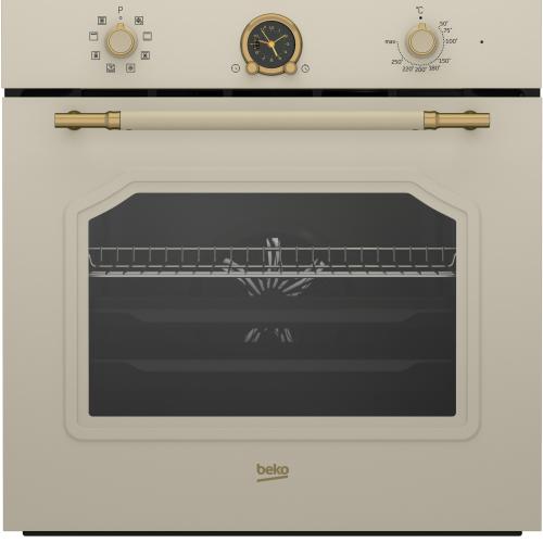 Cuptor incorporabil Beko RBIM19200CD, Electric, 72 l, 3D Cooking, AeroPerfect, Grill,Defrost, Timer, Fan Assisted cooking, Clasa A (Crem)
