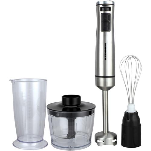 Mixer vertical Heinner HHB-DC1000SSBK, 1000 W, viteza variabila + turbo, tel, Tocator (Negru/Inox)