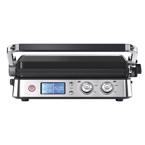 Gratar electric multifunctional Braun MultiGrill 9 CG9040, 0X17900003, 2000W, 3 moduri de gatire, temperatura maxima 230˚C, functie Sear 250˚C (Negru/Inox)