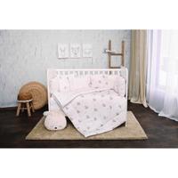 Set lenjerie pat 7 piese Lorelli Lily Blue Aeroplane, bumbac ranforce