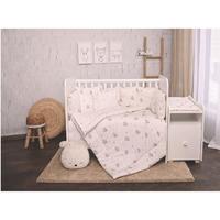 Set lenjerie pat 8 piese Lorelli Trend Blue Aeroplane, bumbac ranforce