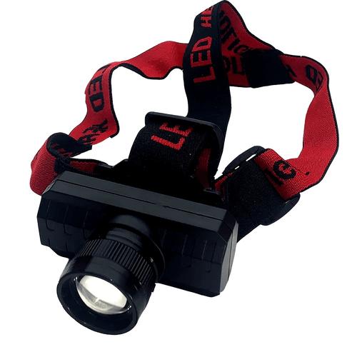 Lanterna de cap VARGO V-111498, LED cu zoom, acumulator si incarcare USB