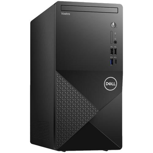 Calculator Sistem PC Dell Vostro 3030 MT, Procesor Intel Core i3-14100, 4 cores, up to 4.7GHz, 12MB, 8GB DDR5, 512GB SSD, Intel UHD Graphics 730, Wi-Fi, Bluetooth, Ubuntu