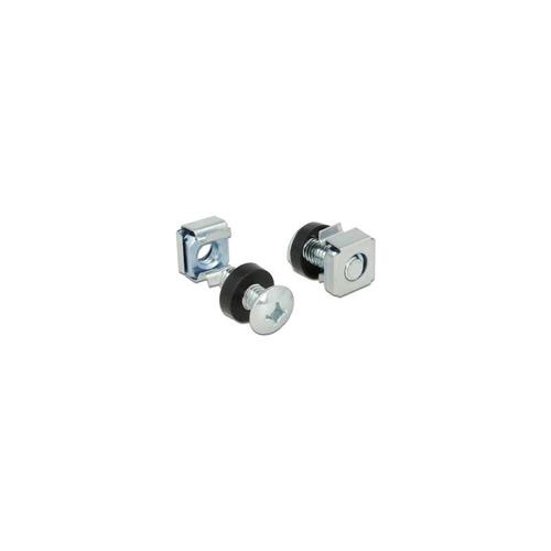 Set suruburi RACK EMTEX M6-50-EMT, nichelat, punga 50 bucati