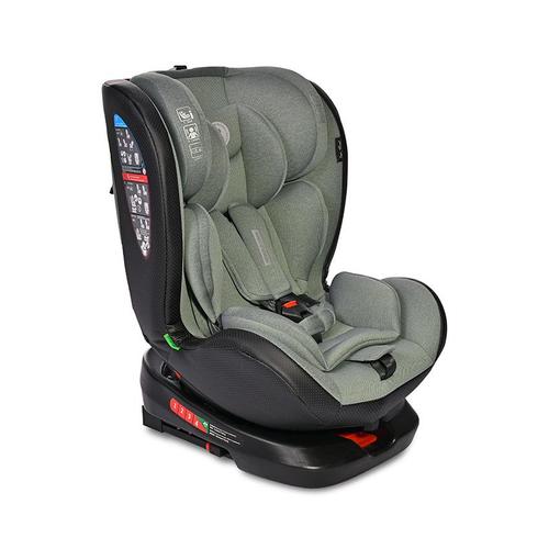 Scaun auto pentru copii Lorelli Nebula, i-Size, Isofix, R129, rotativ 360 grade, 0 luni-12 ani, 40-150 cm, pozitie de somn, rear facing, reglabil, sistem antibasculare, materiale premium, Verde - 0 | YEO