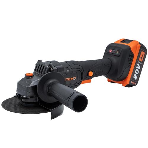 Polizor unghiular STROMO 15192, acumulator, 4 Ah, 20 V, 7450 rpm, motor Brushless, incarcator