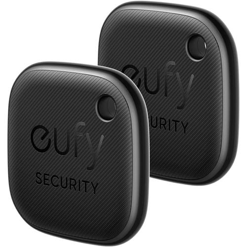 Set 2 eufy Security SmartTrack Link, compatibil cu iOS, Rezistent la apa, Negru
