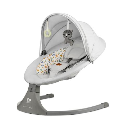 Leagan/sezlong electric KinderKraft LUMI 2,  telecomanda, greutate maxima suportata9 Kg, Gri