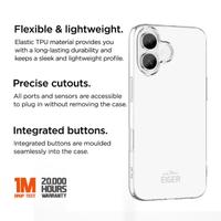 Husa Grip Eiger pentru iPhone 16 Plus, Transparent