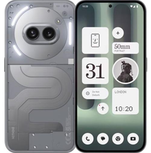 Telefon Mobil Nothing Phone 2a Plus, Procesor MedMediatek Dimensity 7350 Pro, AMOLED Capacitive Touchscreen 6.7inch, 12GB RAM, 256GB Flash, Camera Duala 50MP + 50MP, Wi-Fi, 5G, Dual Sim, Android (Gri) - 0 | YEO