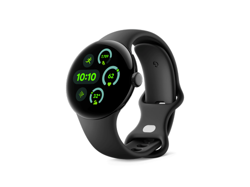 Smartwatch Google Pixel Watch 3 LTE, 41mm, Procesor Snapdragon W5 Gen 1, 2GB RAM, 32GB Flash, 5ATM, 4G, Wear OS (Negru)