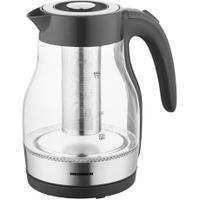 Fierbator electric cu filtru ceai Heinner HEK-TF2200GBK, 1850-2200w, 1.7 l, filtru detasabil (Negru)