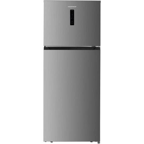 Frigider cu doua usi Heinner HF-HM415NFSE++, 415 l, Full No Frost, Clasa E, Compresor Dual Inverter, Display, Blocare Acces copii, H 178 cm (Argintiu) Frigider cu doua usi Heinner HF-HM415NFSE++, 415 l, Full No Frost, Clasa E, Compresor Dual Inverter, Display, Blocare Acces copii, H 178 cm (Argintiu)