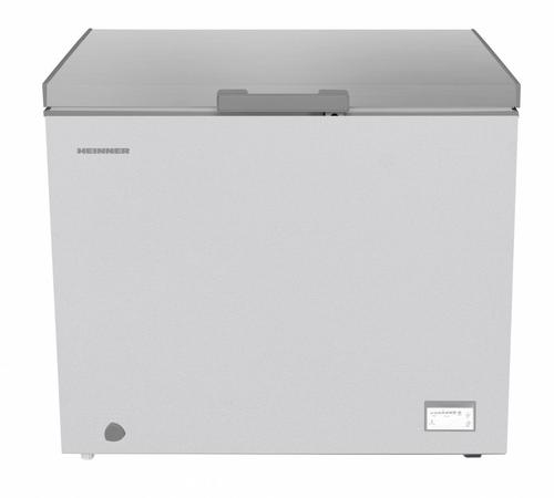 Lada Frigorifica Heinner HCF-HM246CSE++, 246 l, Clasa E, Capacitate de congelare 14kg/24h, Lumina LED, Control electronic, Convertibil frigider/congelator (Argintiu)
