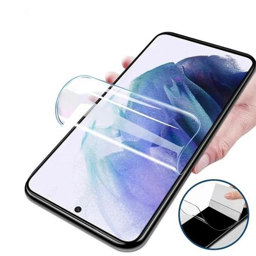 Folie Silicon 3D Self-Repair Clear Lemontti pentru Samsung Galaxy S21 FE, Transparenta