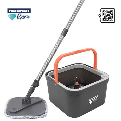Set de curatenie cu mop rotativ 360 Heinner Mega Clean, galeta 2.6L
