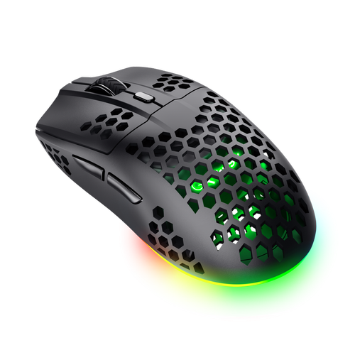 Mouse Gaming Wireless Trust GXT 929 Helox, 4800 DPI, Iluminare RGB (Negru)