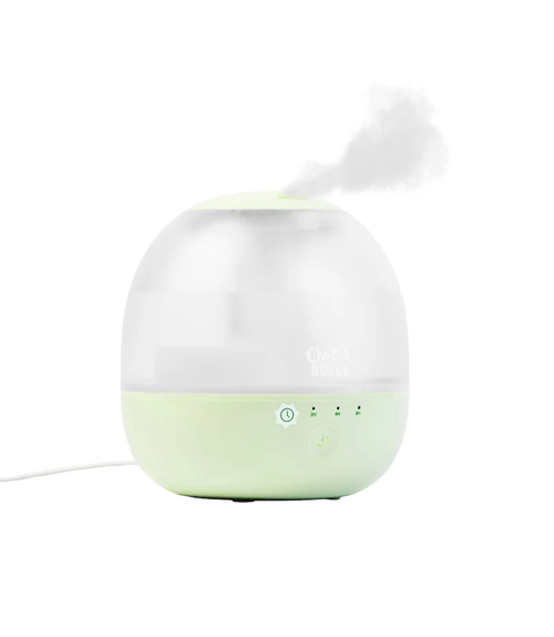 Umidificator si lampa de veghe Badabulle Bubble, capacitate 2L, autonomie de 16h, suprafata acoperita pana la 27mp