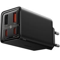 Incarcator Retea Cu Cablu USB-C Baseus GaN6 Pro P10162705112-00, 100 W, 3.25A, 2 x USB-A, 2 x USB-C (Negru)